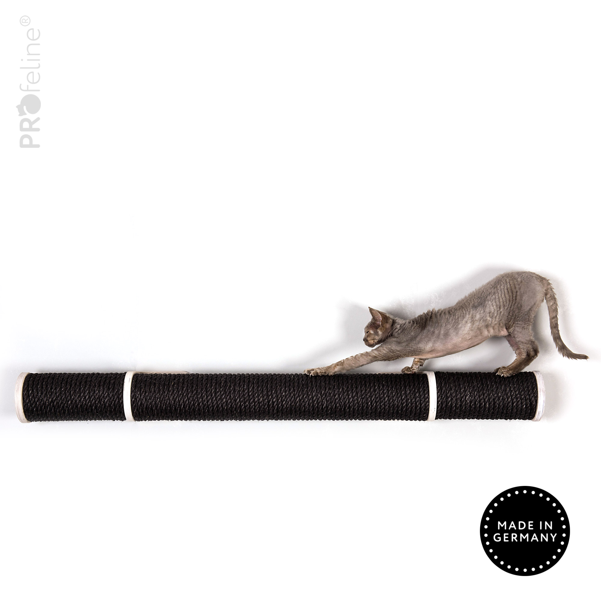 cat-laufsteg-runway-black Sisal Black, Wood White