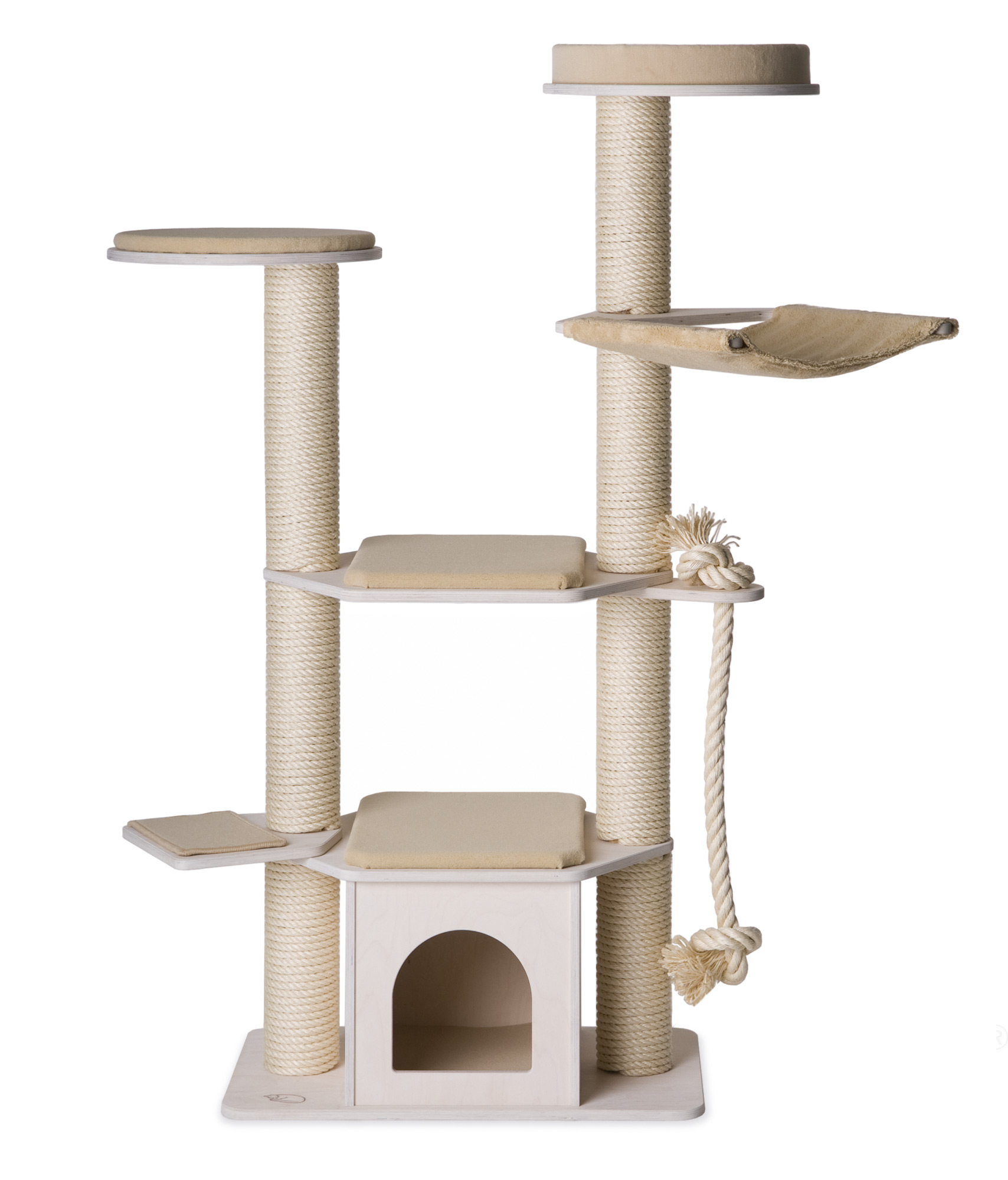 Cat Tree Model Lisa Kratzbaum Lisa weiss sand