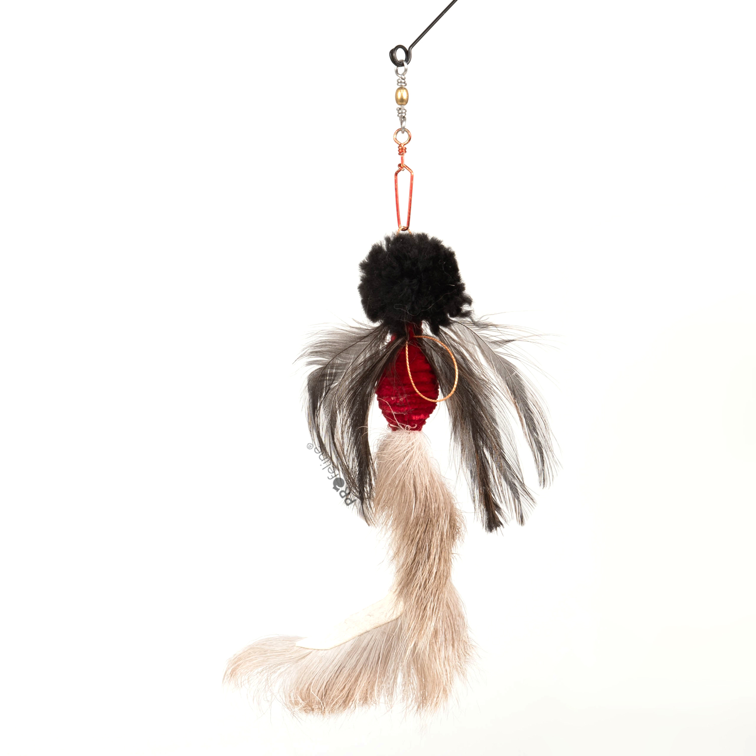 Furry Phoenix Refill Katzenangel Anhänger Furry Phoenix mit Fell