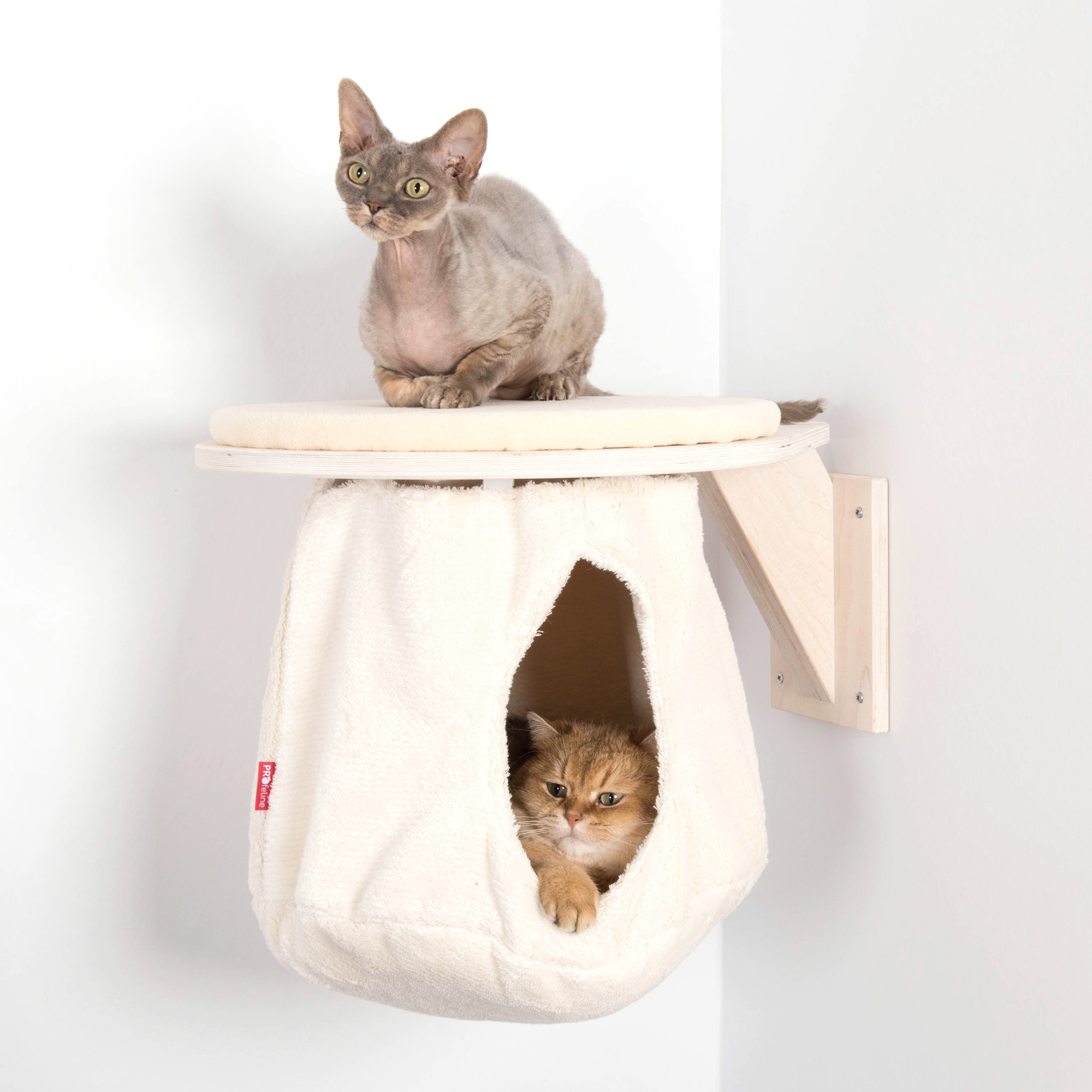 Katzen Wandhängehöhle Katzen Wandhängehöhle weiss