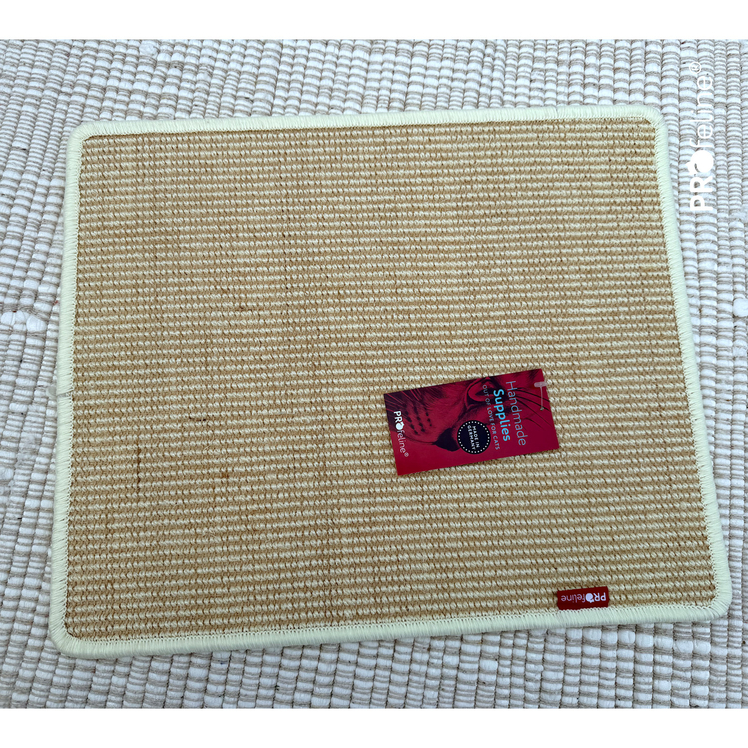 Sisal carpet 47 x 39 cm Creme / B-Grade