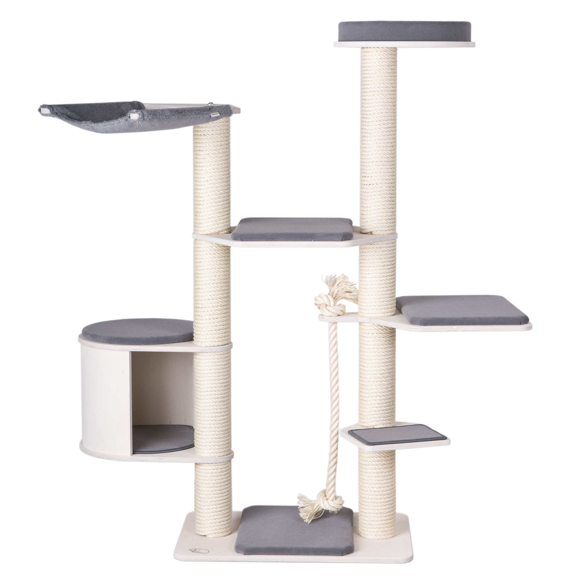 Cat Tree Model Theodor Kratzbaum Theodor weiss grau