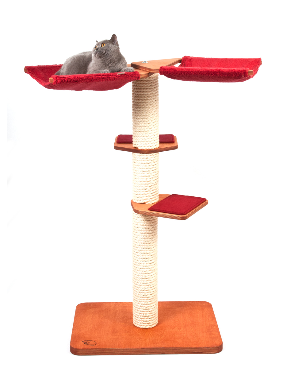 Scratching Post Model Ella Kratzbaum Ella rot