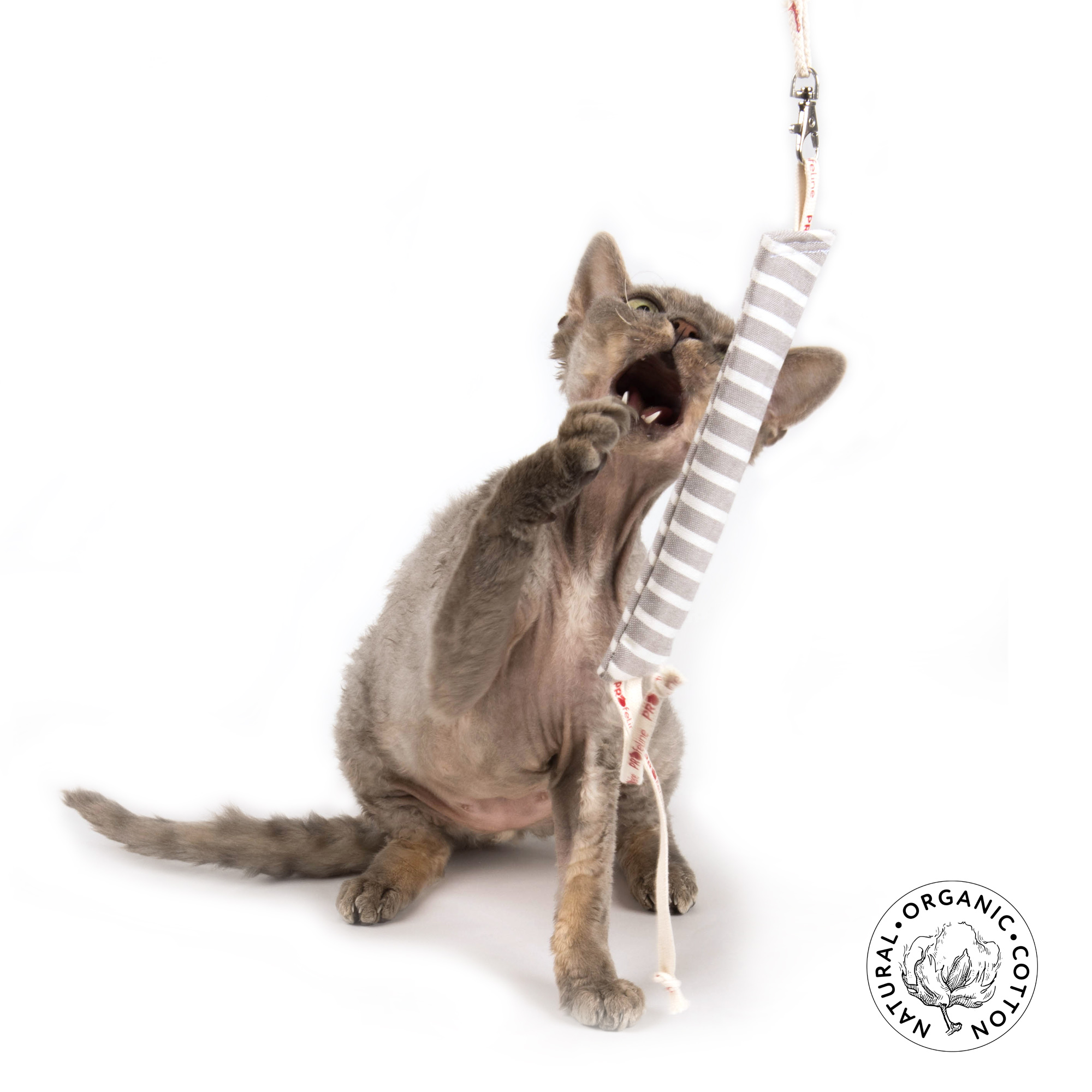 Organic Cotton CandyStick Attachment Ersatzanhänger für Katzenangeln Bio