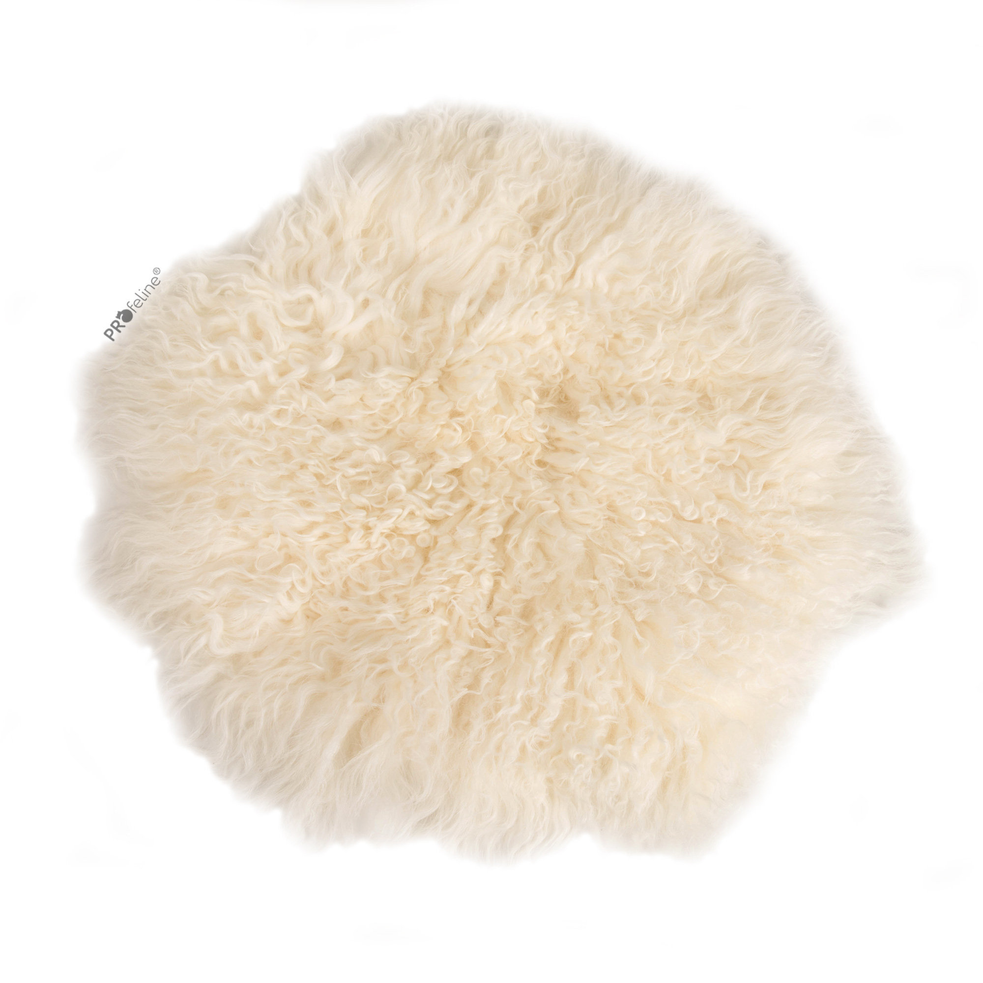 Iceland Lambskin round 38 cm island lammfell rund Kratzbaum einlage