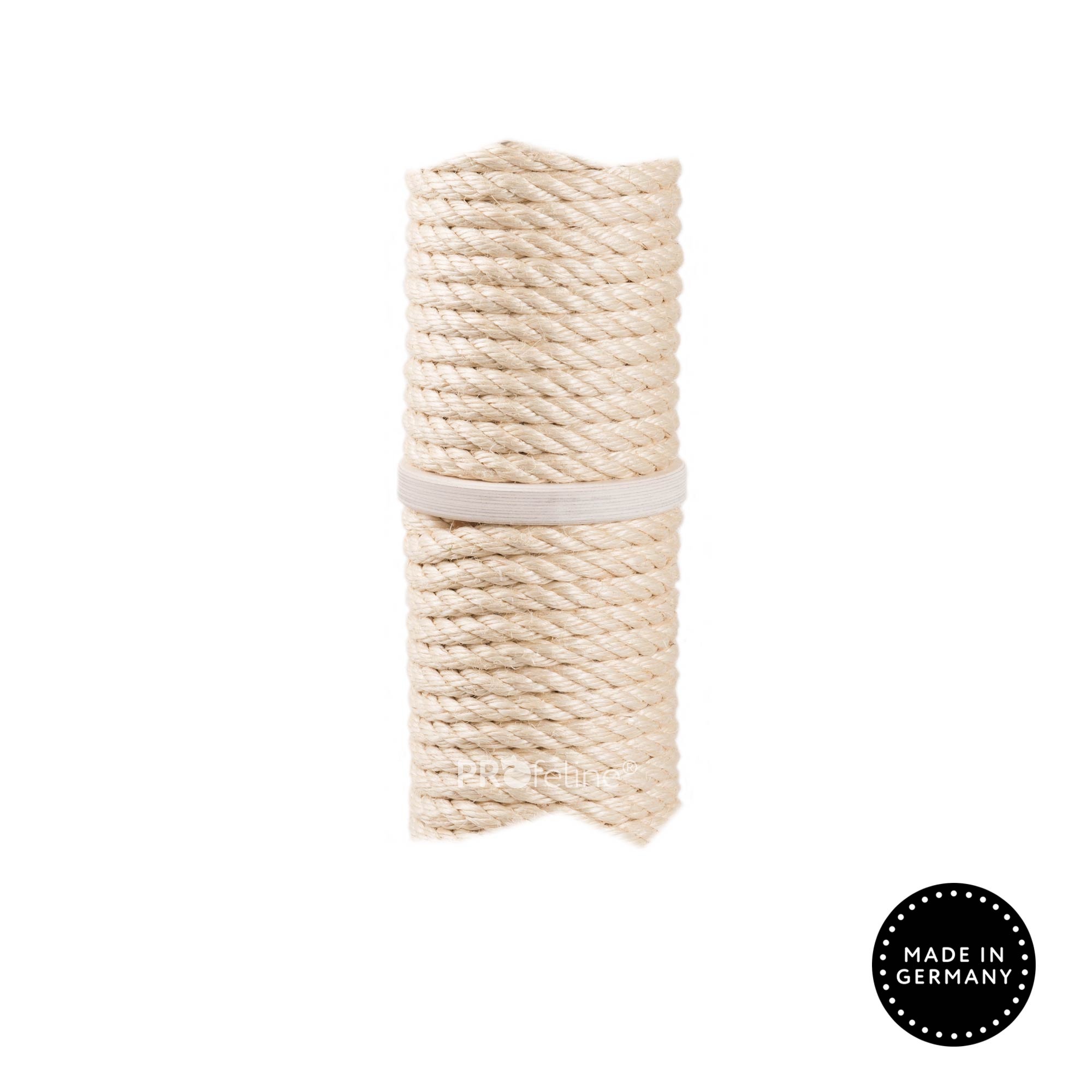 Wood finish White, Sisal Natural