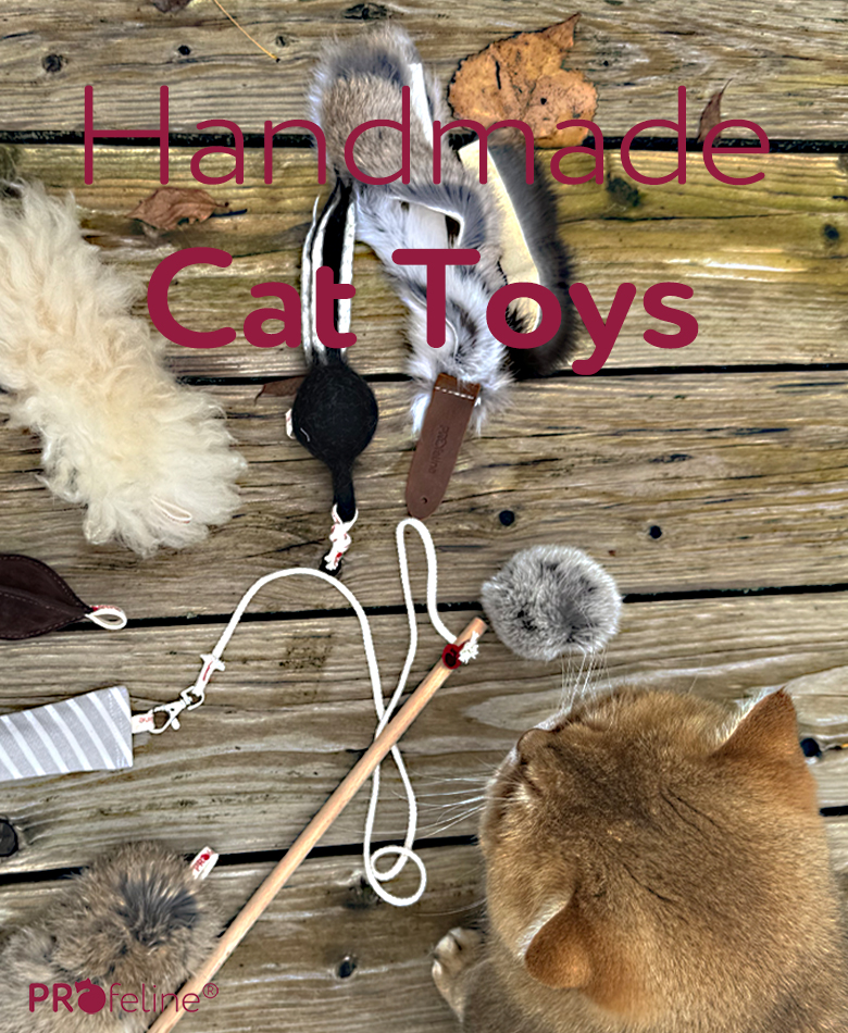 Katzenspielzeug besonder handgemacht Made in Germany