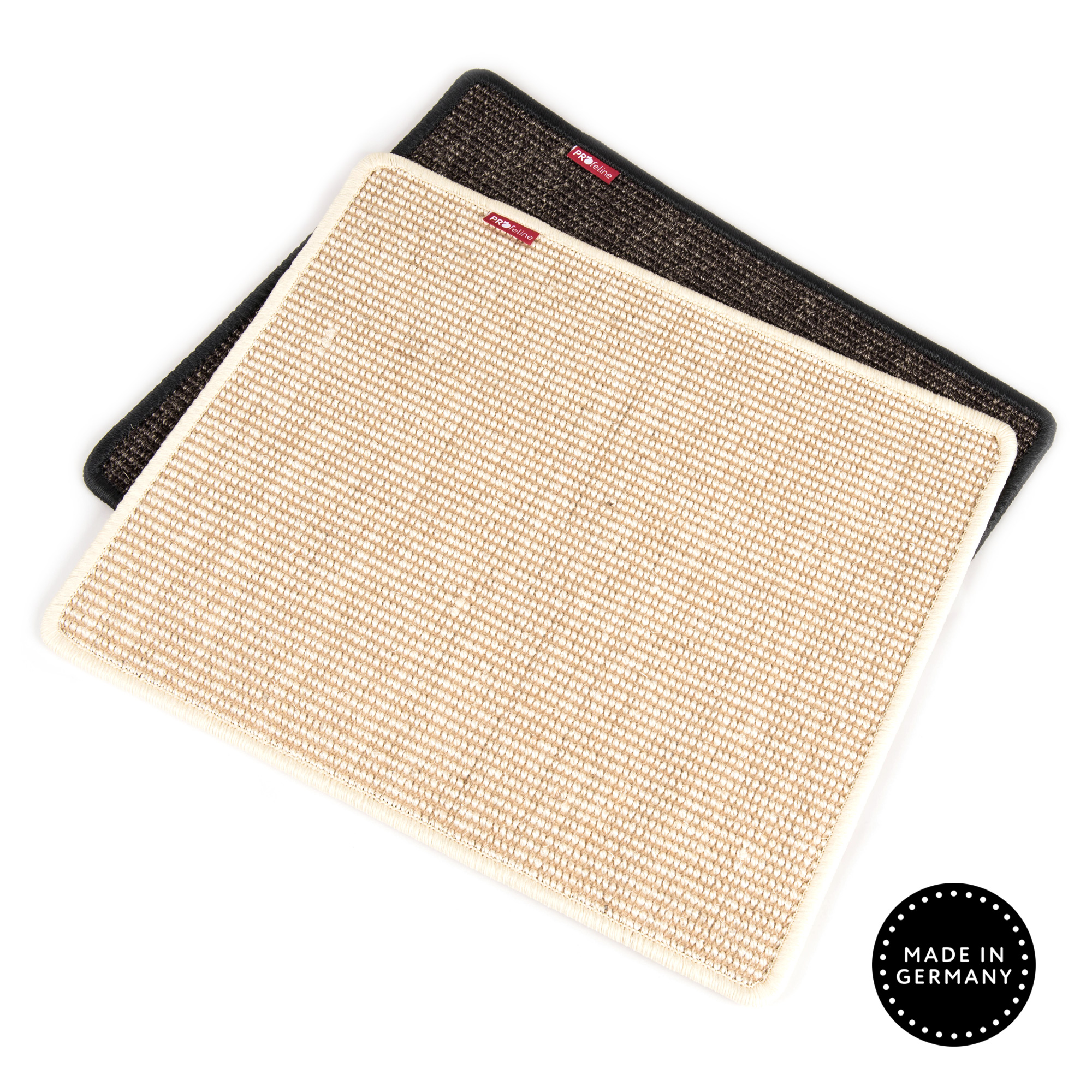 Kratzmatte Sisal Colour Creme, Anthracite