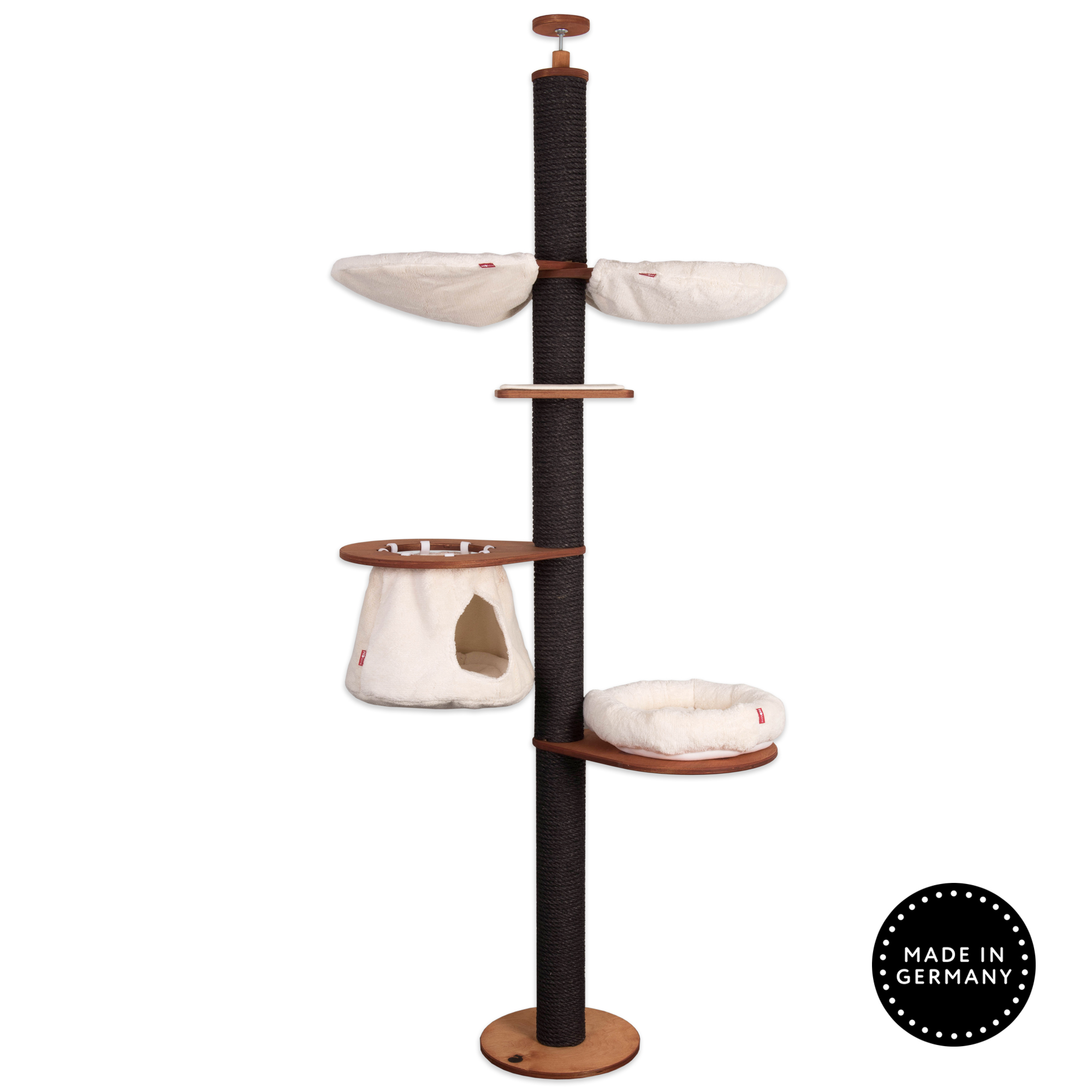 Ceiling Cat Tree Model Leonie deckenspanner-Leonie-schwarz haengehoehle