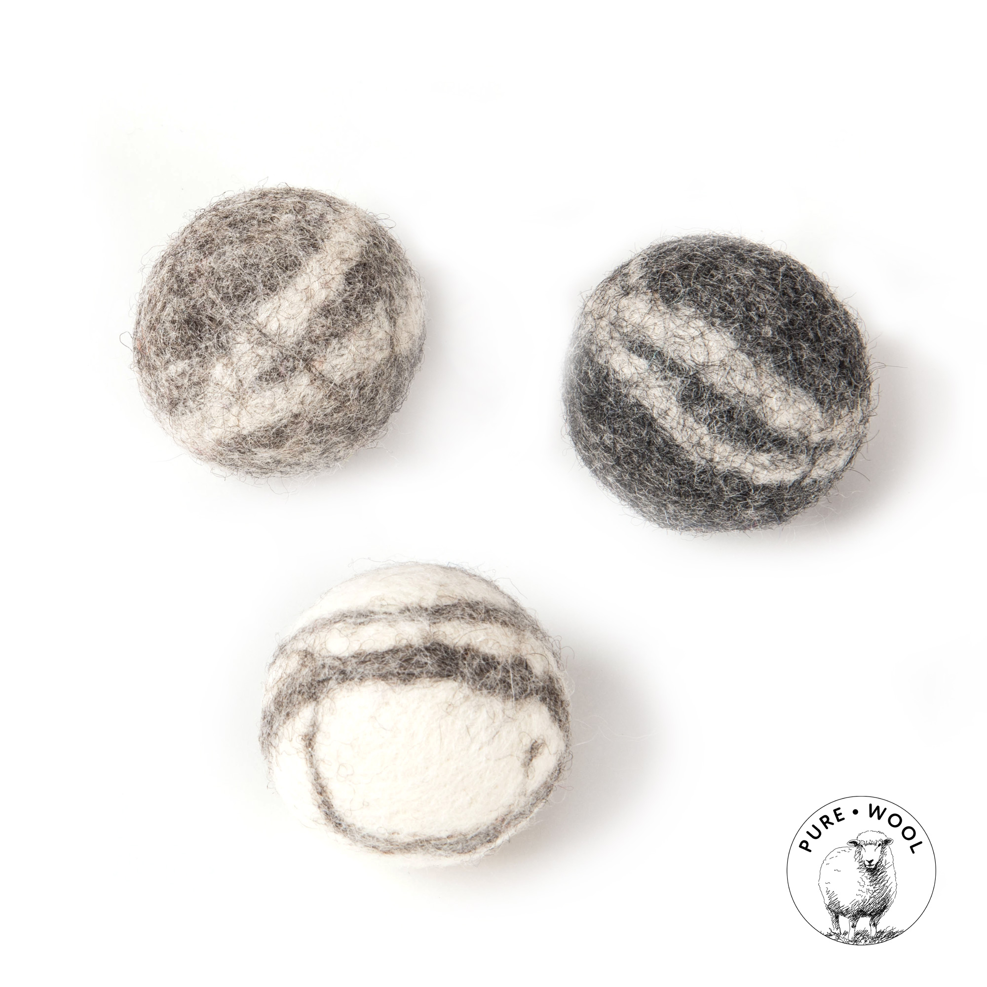 cat-toy-felted-balls-rollingstones-grey Profeline - Felted RollingStones Grey