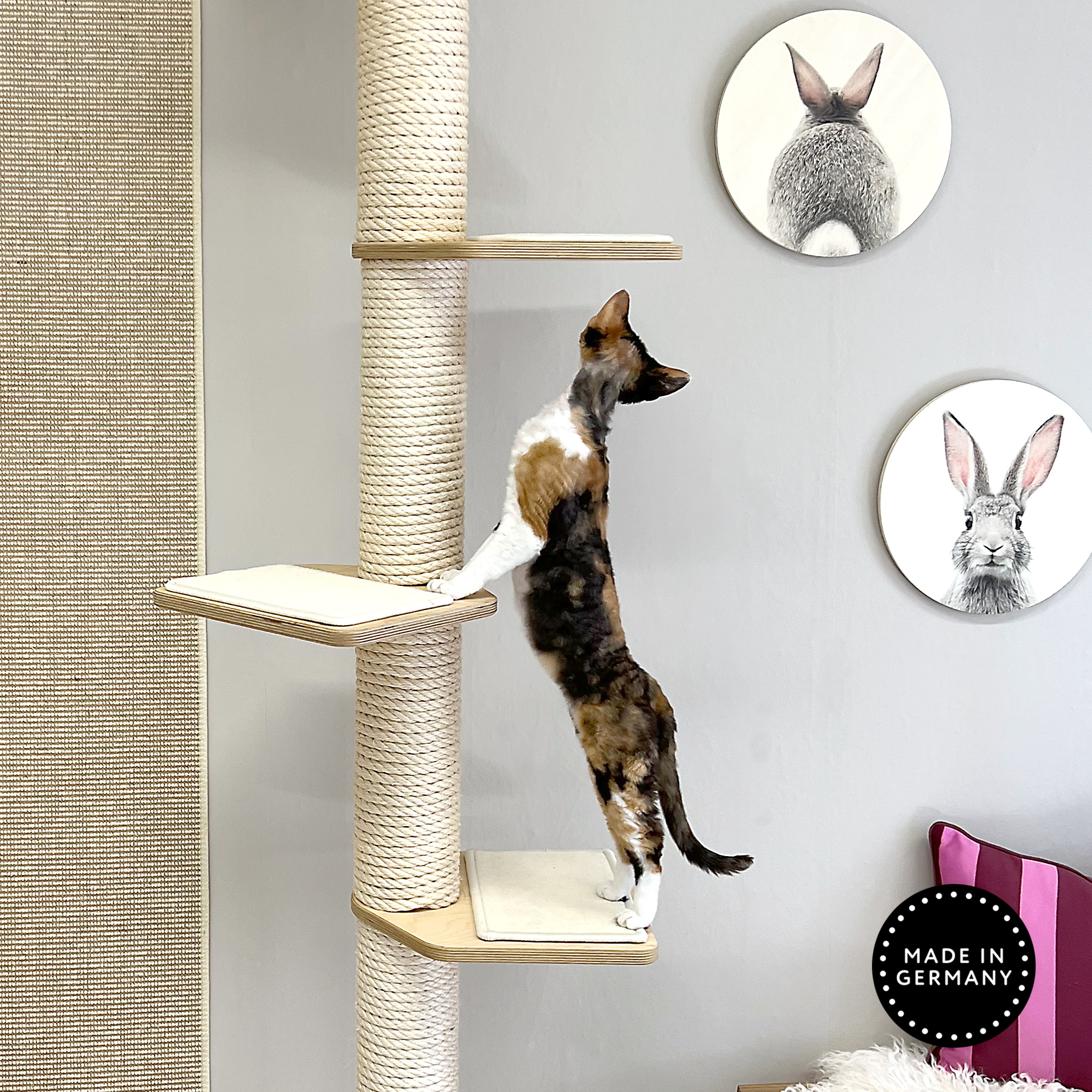 Wall Mounted Cat Tree Model Kim Katzenbaum Treppenstufen