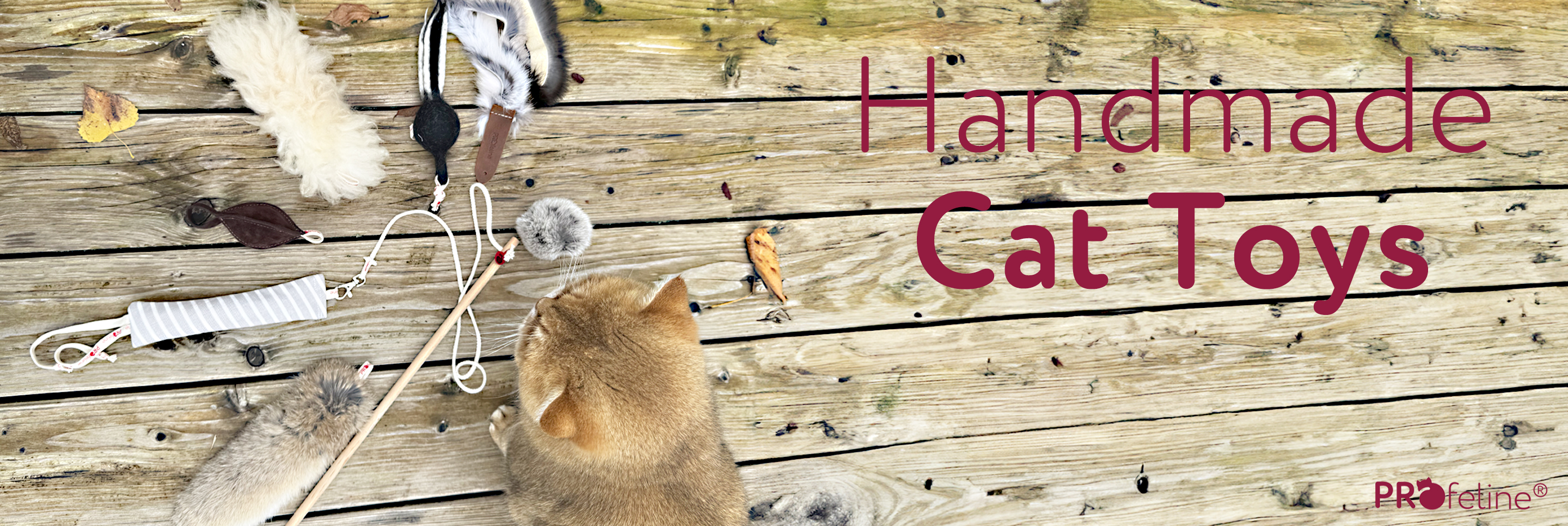 Handgemachtes Katzenspielzeug Hand Made Cat Toys