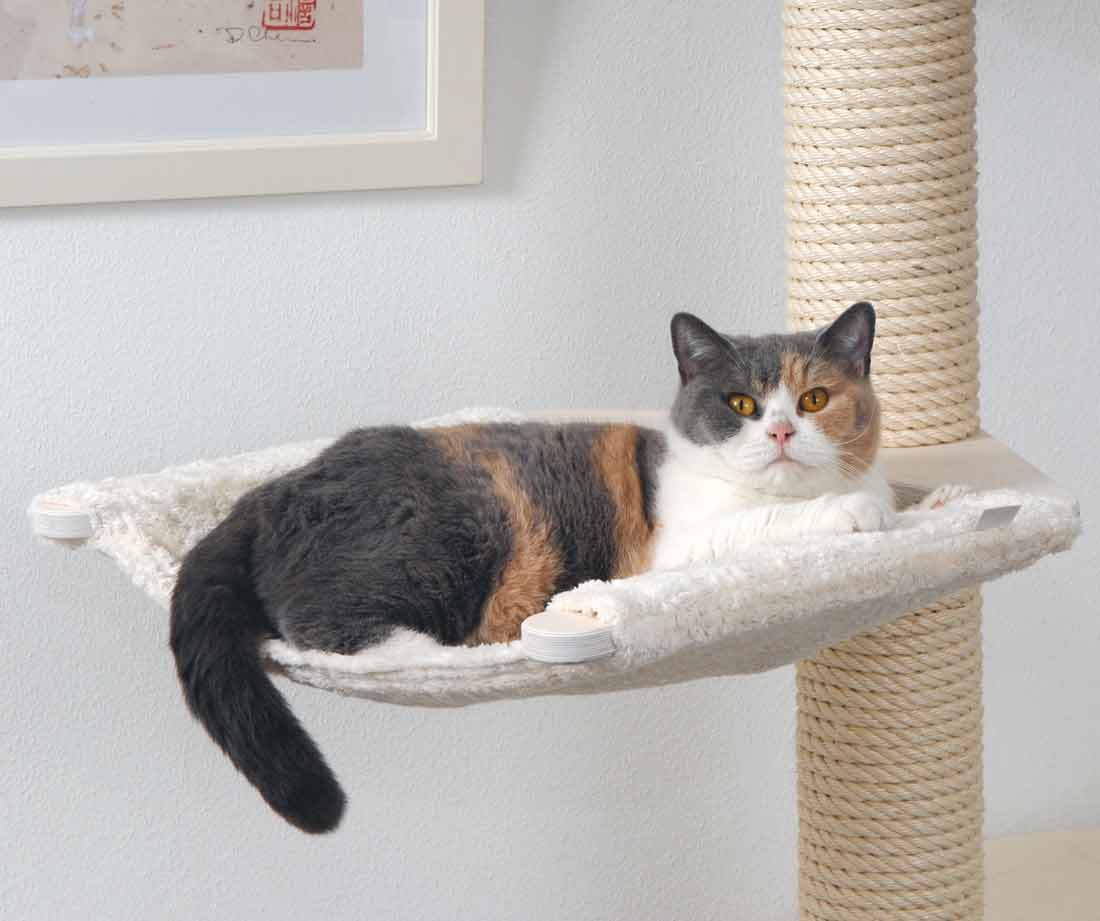 Katzen Hängematte naturweiss
