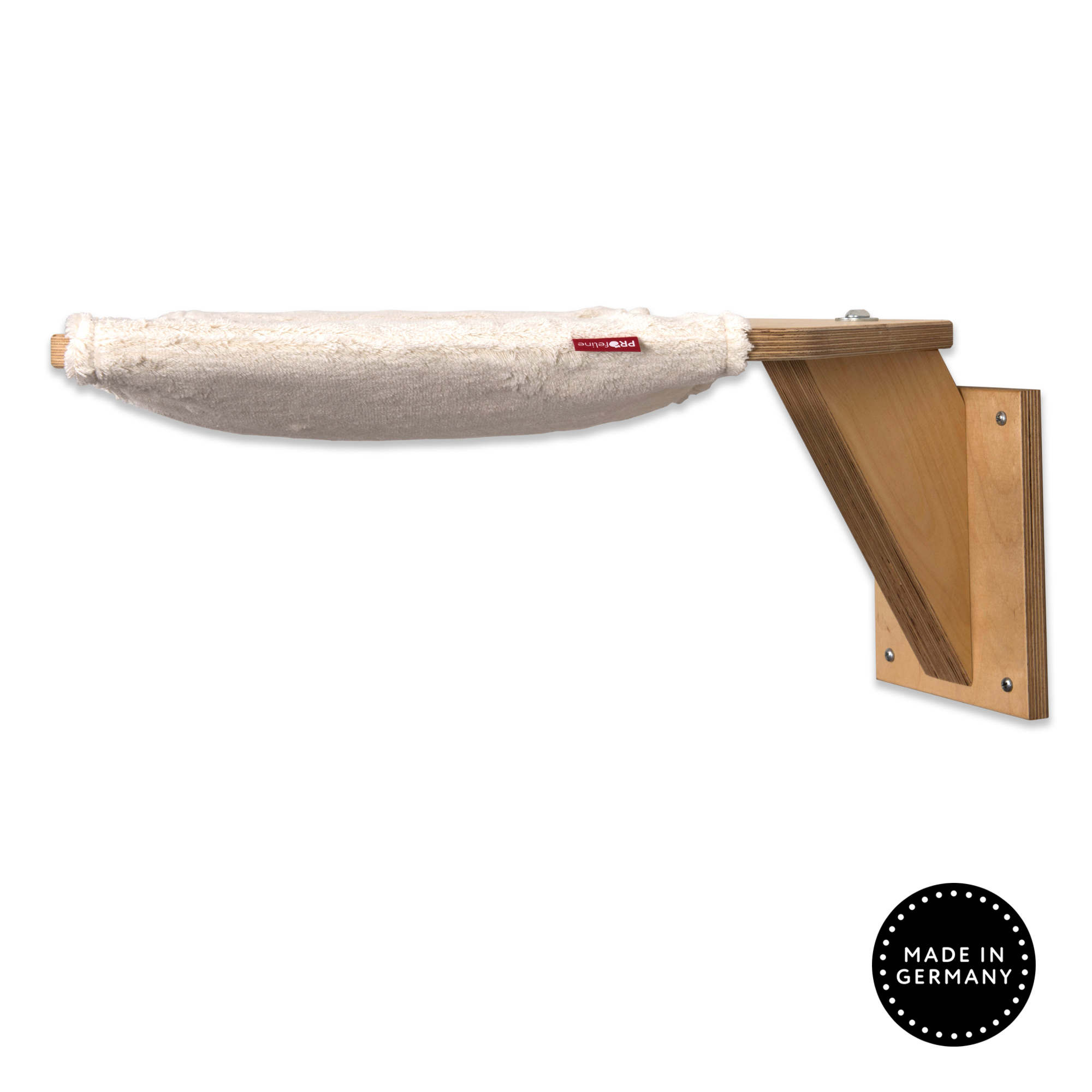Wall Mounted with Hammock LE3 Wandhängematte für Katzen natur