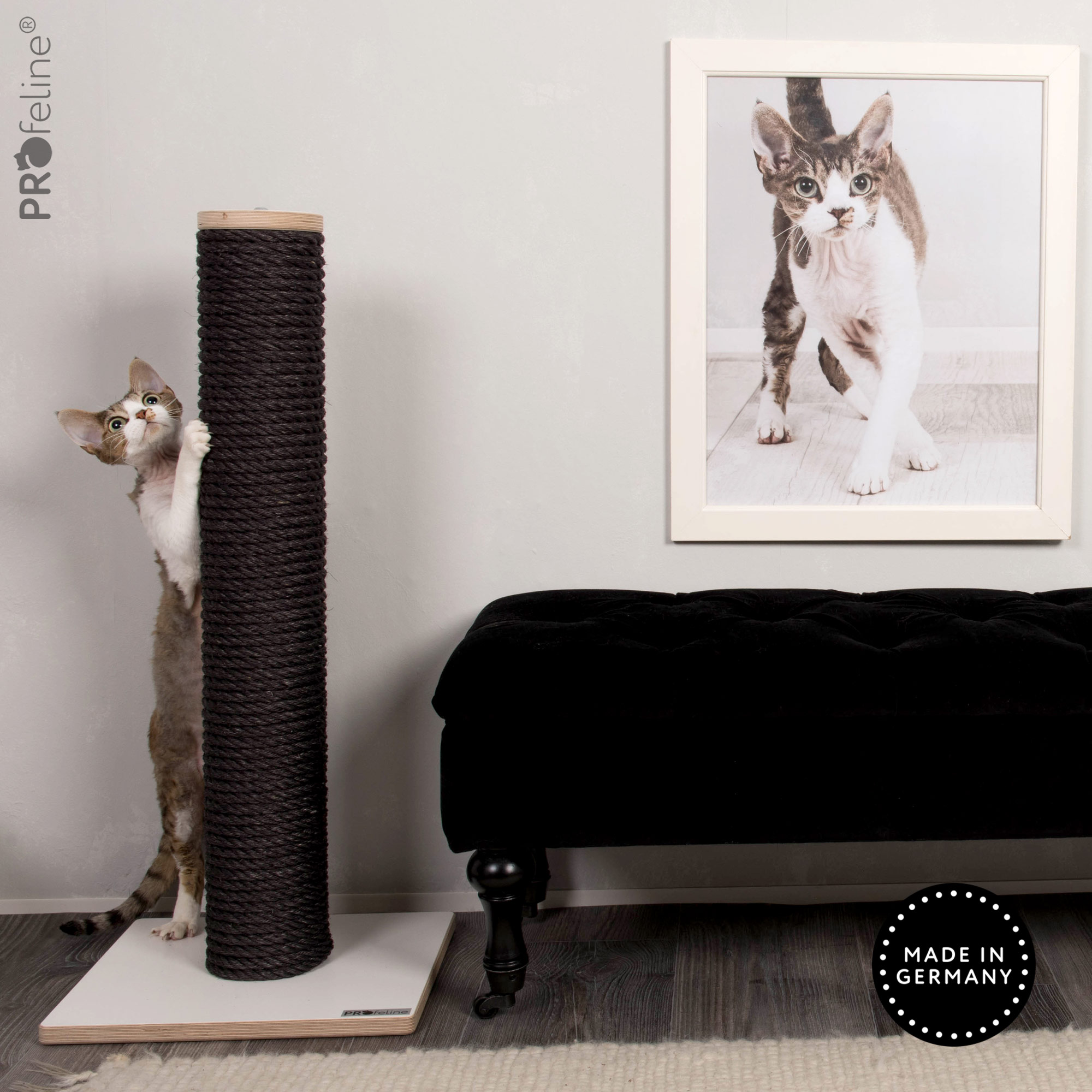 Pure Nenio Sisal rope black