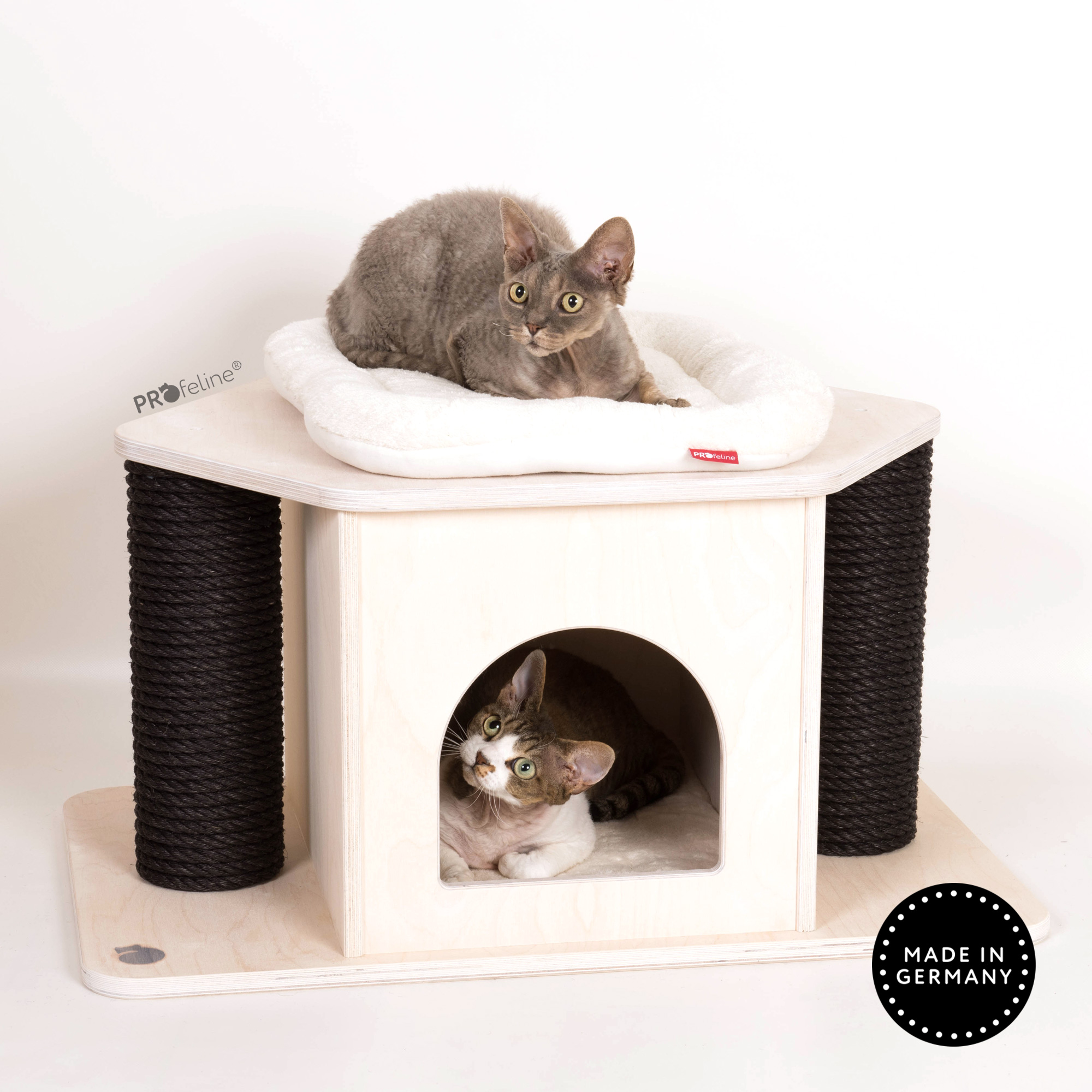 Kratzbaum Modul Katzenhaus weiss